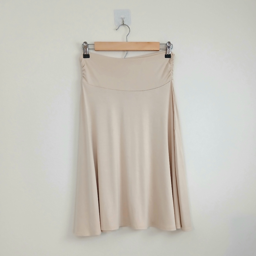 NWOT urban coco Jersey Knit Light Tan Skirt